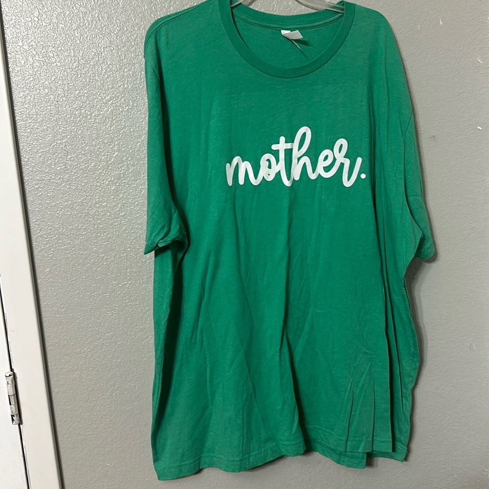 Bella Canvas green mother shirt